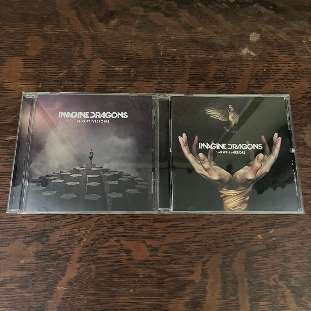Imagine Dragons 2 CDs Collection (Night Visions Deluxe Edition & Smoke+Mirrors)